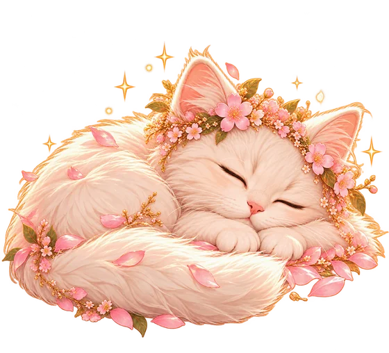 Petit chat endormi